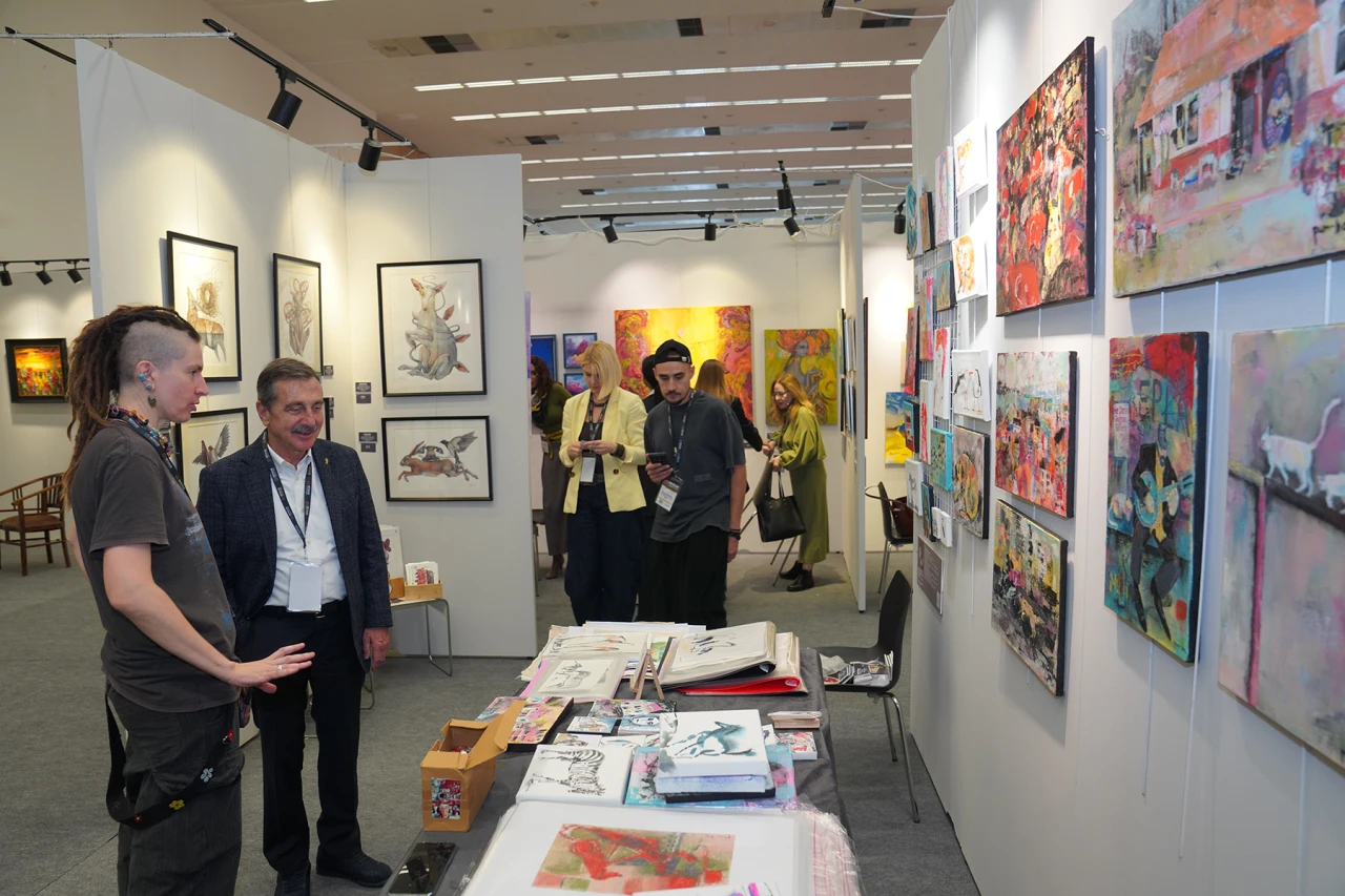TEPEBAŞIBELEDİYESİ’NİN ESERLERİ ARTNOUVA SANAT FUARI’NDA SERGİLENİYOR