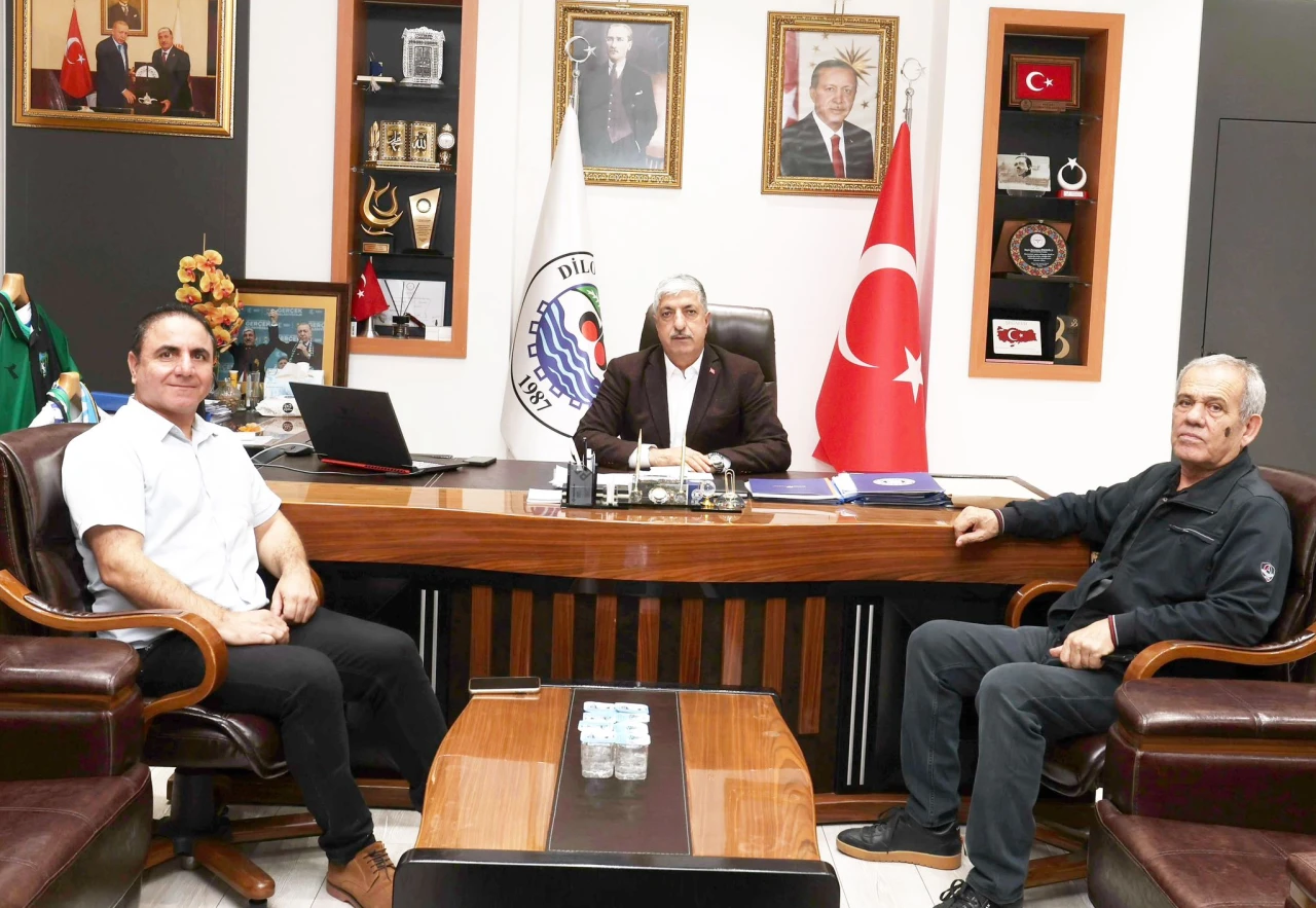 TGF BAŞKAN ÖMEROĞLU’NU ZİYARET ETTİ