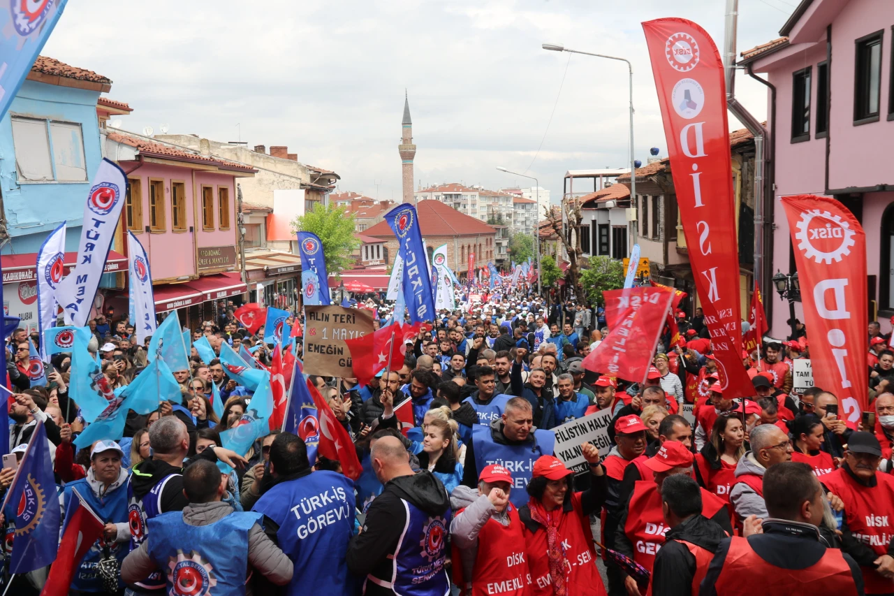 Eskişehir'de coşkulu 1 Mayıs