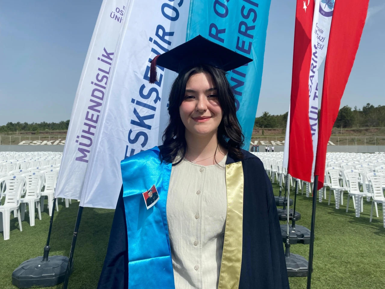Keşke babası da görebilseydi! Şehit kızı Nursena Tetik üniversiteyi birincilikle bitirdi