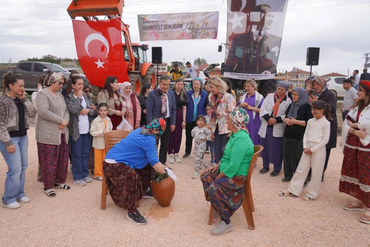 Alınca mahallesinde Hıdrellez Şenliği düzenlendi