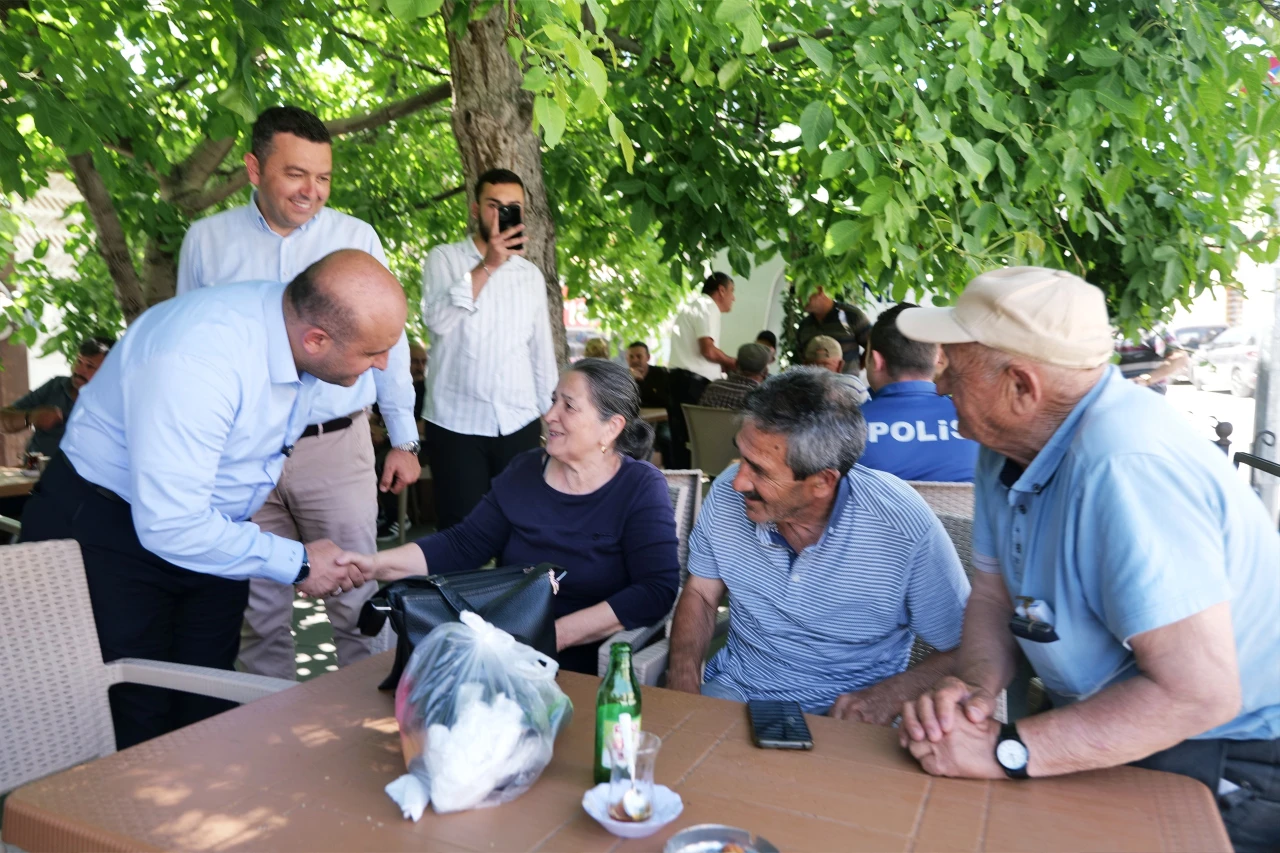 BAŞKAN GÜRHAN ALBAYRAK, SİVRİHİSAR’DA SAHA ÇALIŞMASI YAPTI