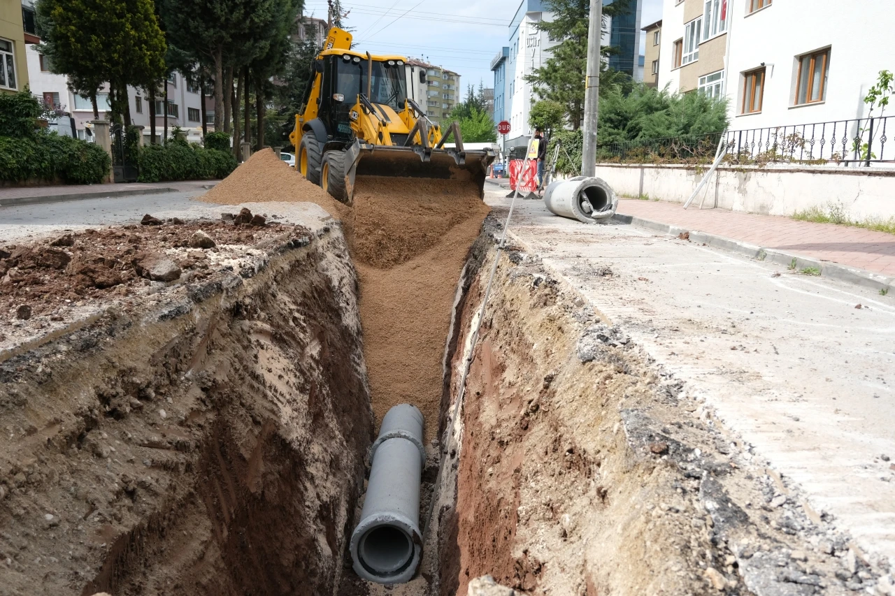 VİŞNELİK’TE YAĞMUR SUYU ÇALIŞMASI TAMAMLANDI