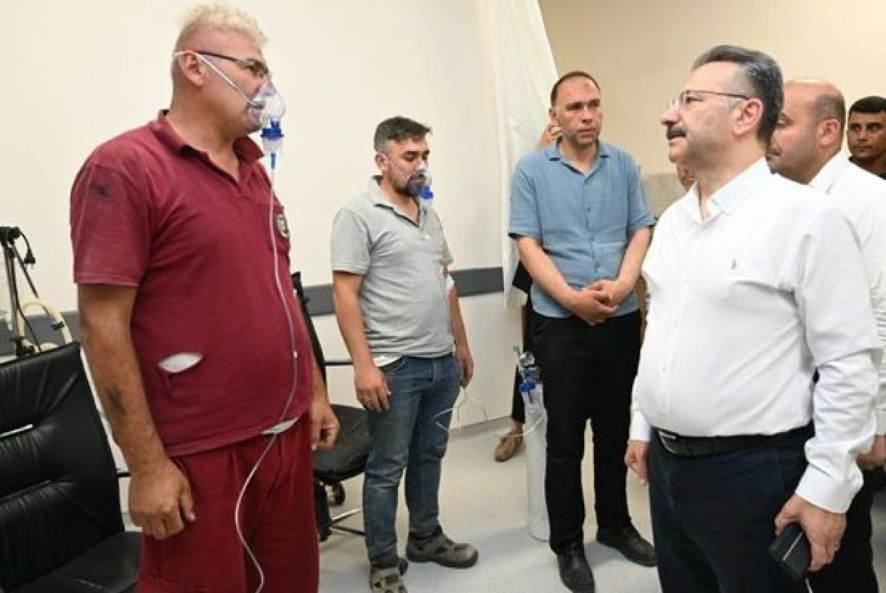 VALİ AKSOY YARALILARI ZİYARET ETTİ