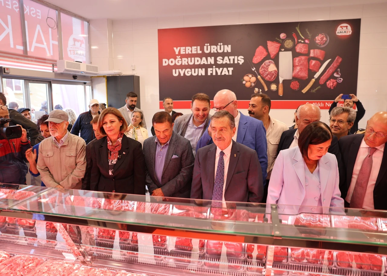 ESKİŞEHİR’İN İLK HALK ET MARKETİ AÇILDI