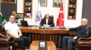 TGF BAŞKAN ÖMEROĞLU’NU ZİYARET ETTİ