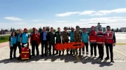 Helikopterli tatbikatta nefes kesen anlar