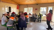 KADINLARA ŞİDDETLE MÜCADELE KONUSUNDA EĞİTİM VERİLDİ