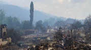 YAĞMUR SAYESİNDE YANGIN KONTROL ALTINA ALINDI