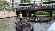 TÜRKİYE'NİN VENEDİK'İNDE, VENEDİK NÜFUSUNDAN FAZLA KİŞİ GONDOLA BİNDİ