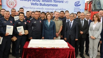 BÜYÜKŞEHİR BELEDİYESİ’NDEN İTFAİYECİLERE TEŞEKKÜR