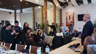 ESKİŞEHİR HACI BEKTAŞ VELİ ANADOLU KÜLTÜR VAKFI BASIN MENSUPLARIYLA BİR ARAYA GELDİ