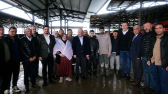 AK PARTİ’DEN ZEYNEP BAŞKANA DESTEK ZİYARETİ