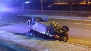 Eskişehir'de Trafik Kazası: Alkol Şişeleri Ortalığa Saçıldı