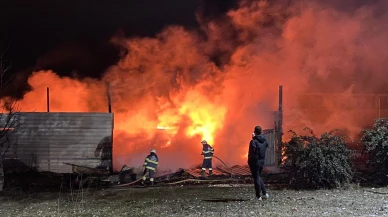 Eskişehir'de Geri Dönüşüm Tesisinde Yangın Paniği