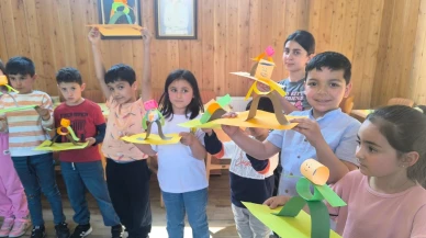 Aktif Yaşam Parkında hem eğlendi hem öğrendiler