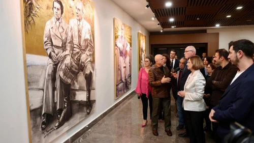 ATATÜRK’ÜN İZLERİNİ TAŞIYAN SERGİ AÇILDI