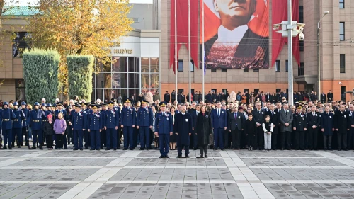 ATAMIZ VEFATININ 87. YILINDA TÖRENLE ANILDI