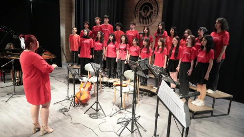 Odunpazarı’nda gençlerin sesinden 19 Mayıs coşkusu