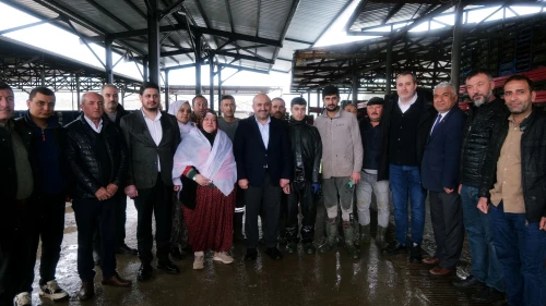 AK PARTİ’DEN ZEYNEP BAŞKANA DESTEK ZİYARETİ