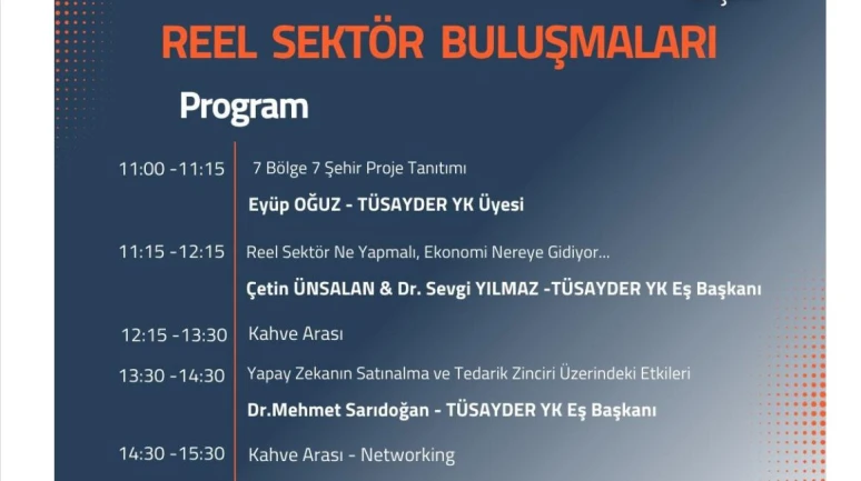 TÜSAYDER’DEN ESKİŞEHİR’DE REEL SEKTÖR BULUŞMALARI SEMİNERİ