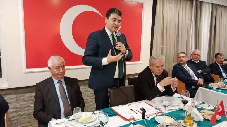 DP GENEL BAŞKANI UYSAL AHBAPLARIN KONUĞU OLDU